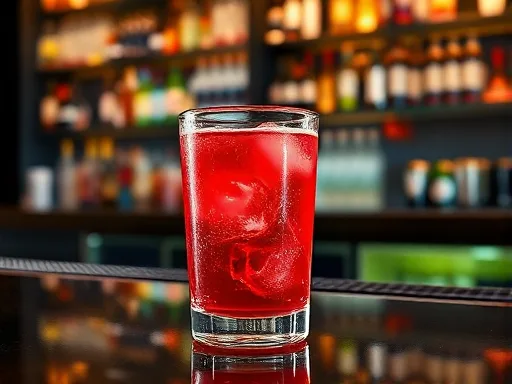 Cherry Spritzer - At a Bar