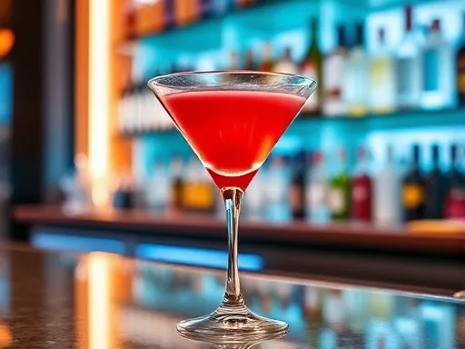 Cherrytini - At a Bar