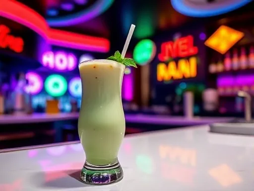 Chilly Chocolate Mint - At a Bar