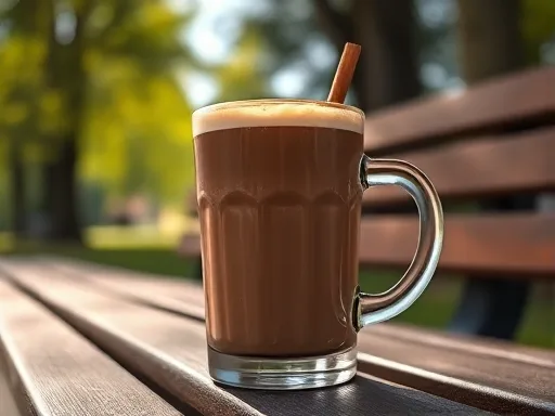 Chocolate Beverage - Outdoors