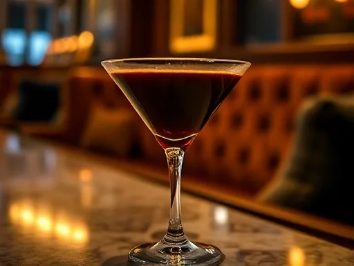 Chocolate Cake Martini - At a Bar