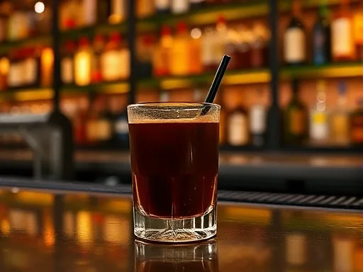 Chocolate Cake Shot - At a Bar