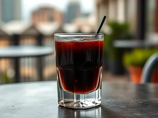 Chocolate Cake Shot - Outdoors