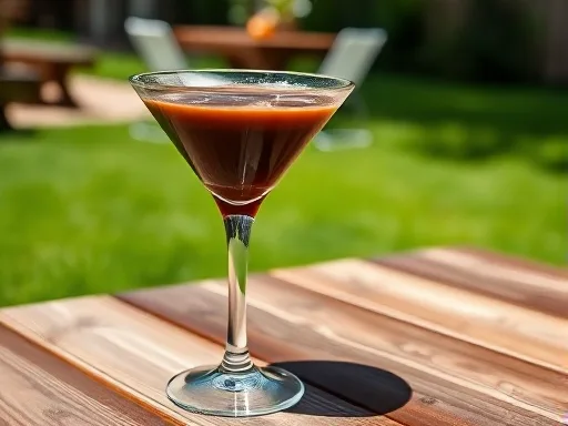 Chocolate Cake - Outdoors