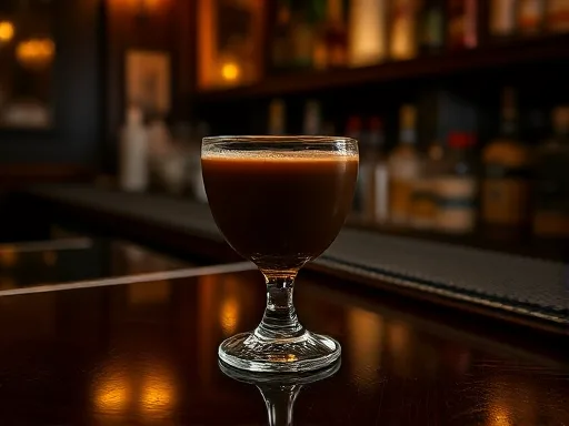 Chocolate Cocktail - At a Bar
