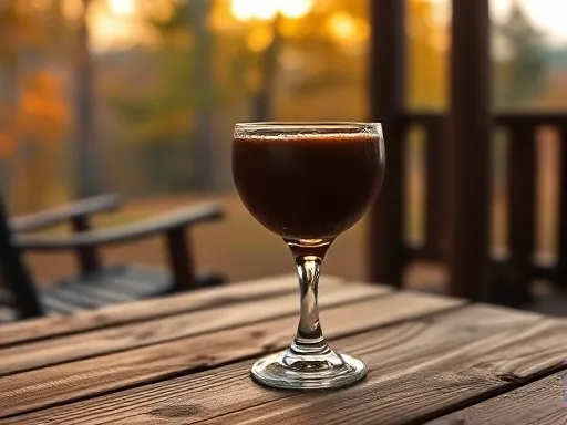 Chocolate Cocktail - Outdoors