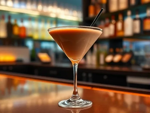 Chocolate Martini Lite - At a Bar