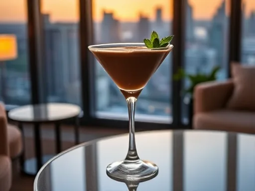 Chocolate Martini Lite - At Home