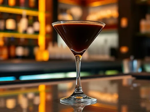 Chocolate Martini - At a Bar