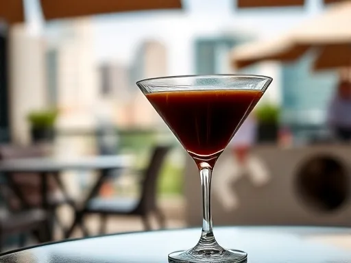 Chocolate Martini - Outdoors