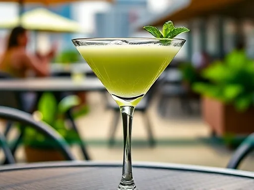 Chocolate Mint Rum - Outdoors