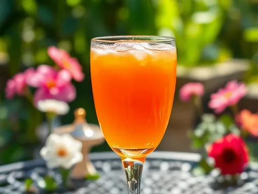 Chocolate Orange Frappe - Outdoors