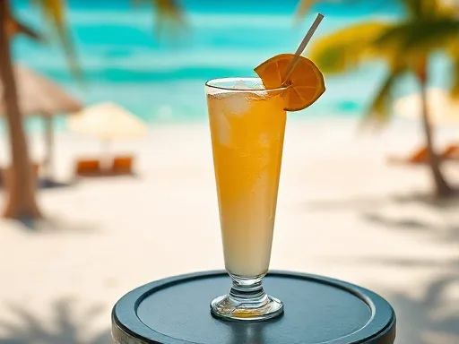 Cinderella mocktail outdoors