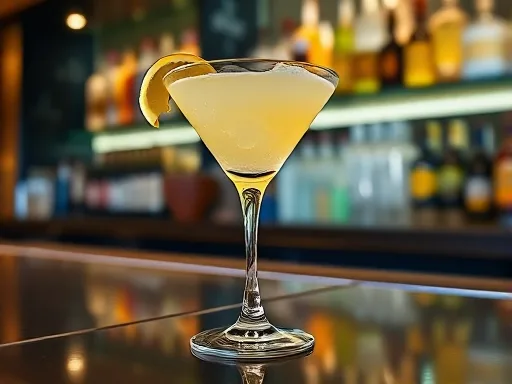 Citron Splash Martini - At a Bar