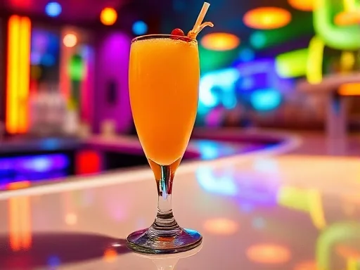 Citrus Rum Cooler - At a Bar