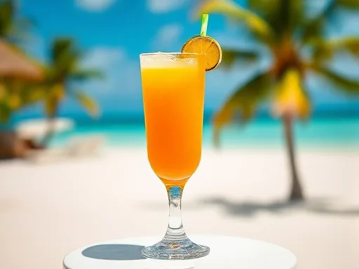 Citrus Rum Cooler - Outdoors