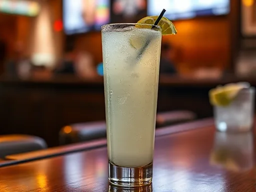 Citrus Tequila Fizz - At a Bar