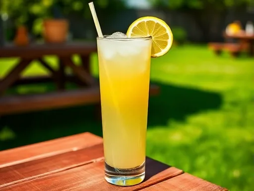 Citrus Tequila Fizz - Outdoors