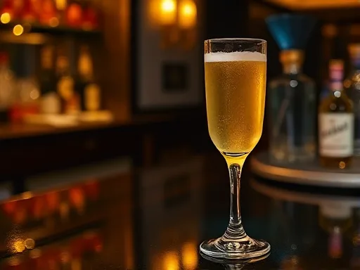 Classic Champagne Cocktail - At a Bar