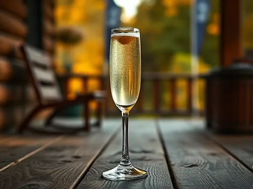 Classic Champagne Cocktail - Outdoors