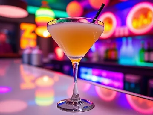 Cloudberry Cocktail - At a Bar