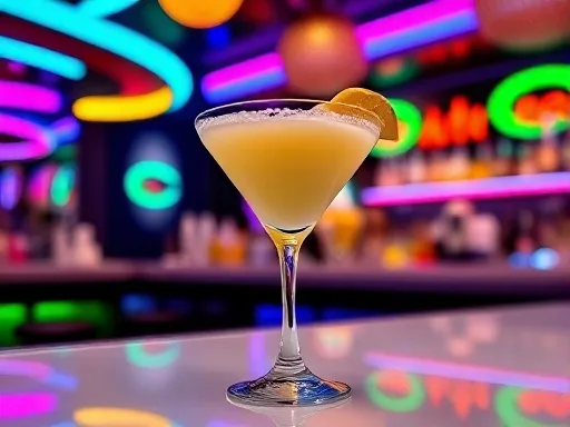 Coconut Brandy Bowl - At a Bar