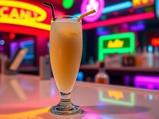 Coconut Colada - At a Bar