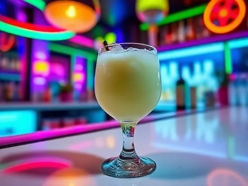 Coconut Daiquiri - At a Bar