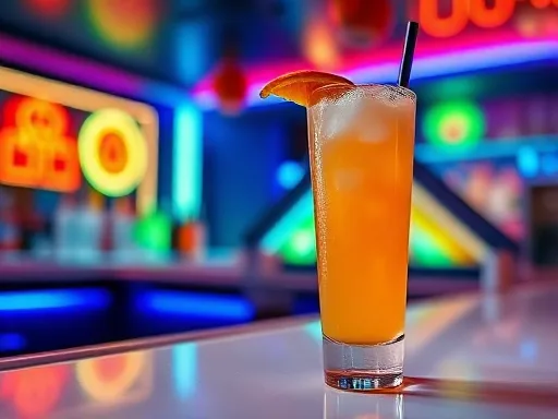 Coconut Orange - At a Bar