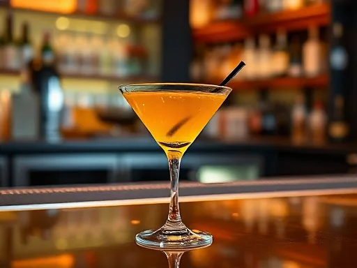 Cold Comfort Martini - At a Bar