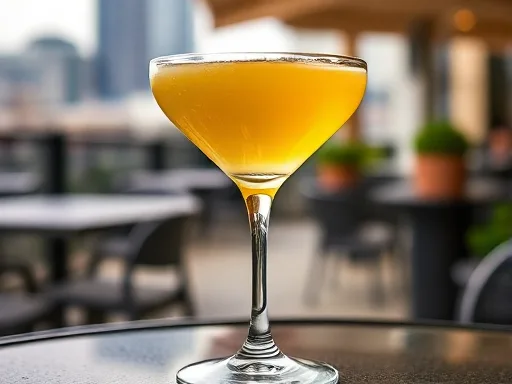 Cold Comfort Martini - Outdoors