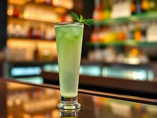 Cold Green Slime - At a Bar