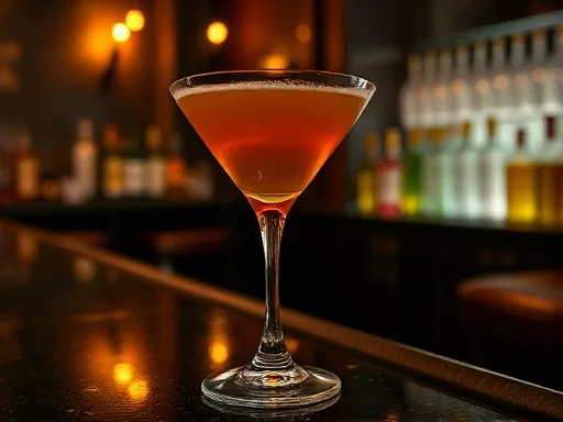 Commodore Cocktail - At a Bar