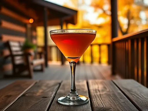 Commodore Cocktail - Outdoors