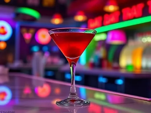 Cosmopolitan Cocktail #4 - At a Bar
