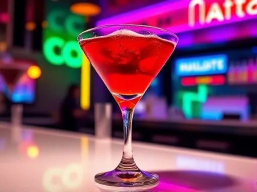 Cosmopolitan Cocktail #5 - At a Bar