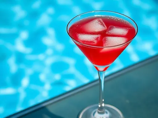 Cranapple Cocktail - Outdoors