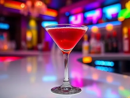 Cranapple Martini - At a Bar