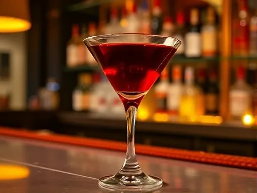 Cranberry Cordial - At a Bar