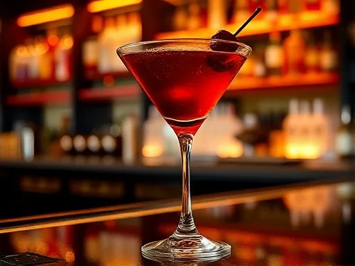 Cranberry Gin - At a Bar