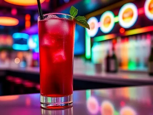 Cranberry Kiss - At a Bar