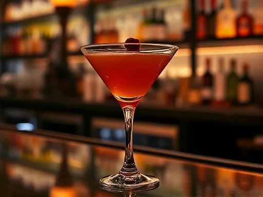 Cranberry Tea Hot Punch - At a Bar