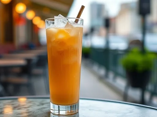 Cream Sherry Sangaree - Outdoors