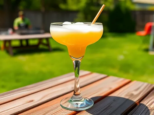 Creamsicle Margarita - Outdoors