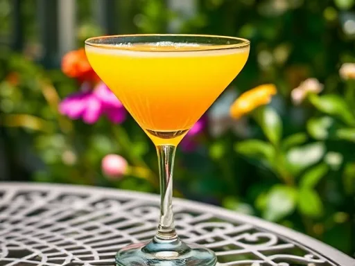 Creme de Gin Cocktail - Outdoors