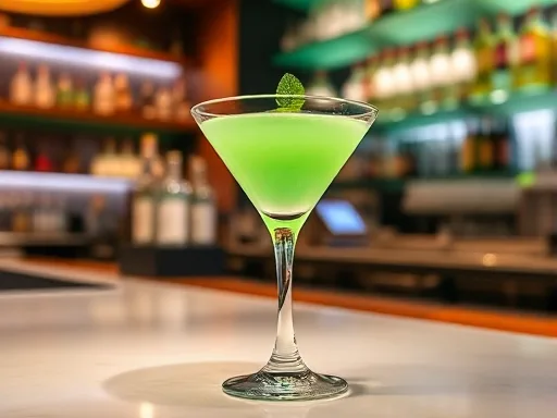 Creme de Menthe - At a Bar