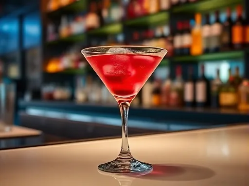 Crimson Cocktail - At a Bar