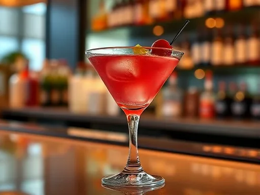 Crimson Sunset - At a Bar