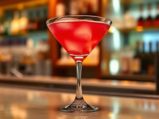 Crimson Sunset - At a Bar