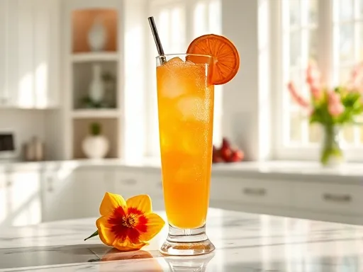 Currant Fuzzy Navel - At Home